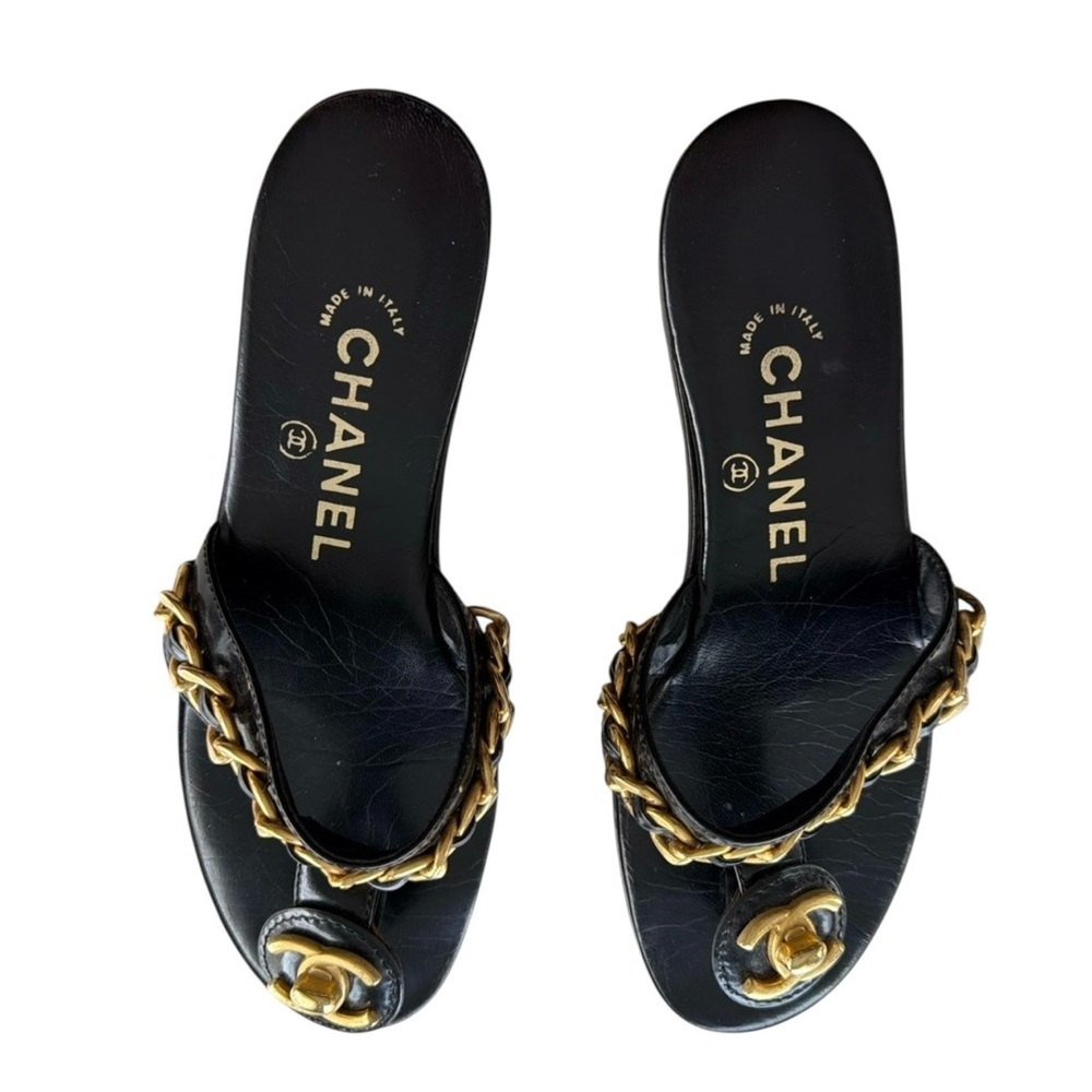 Chanel Turnlock Sandals - Picture 3 of 4